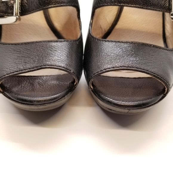 Michael Kors Open Toed Chunky Heels - Picture 5 of 8